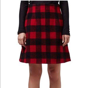 Topshop Buffalo plaid skirt
